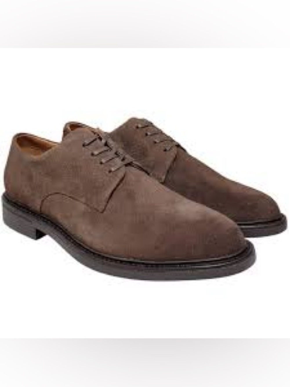 POLO Ralph Lauren Asher Suede Derby Shoes Sz 13 BNWB Brown Leather
